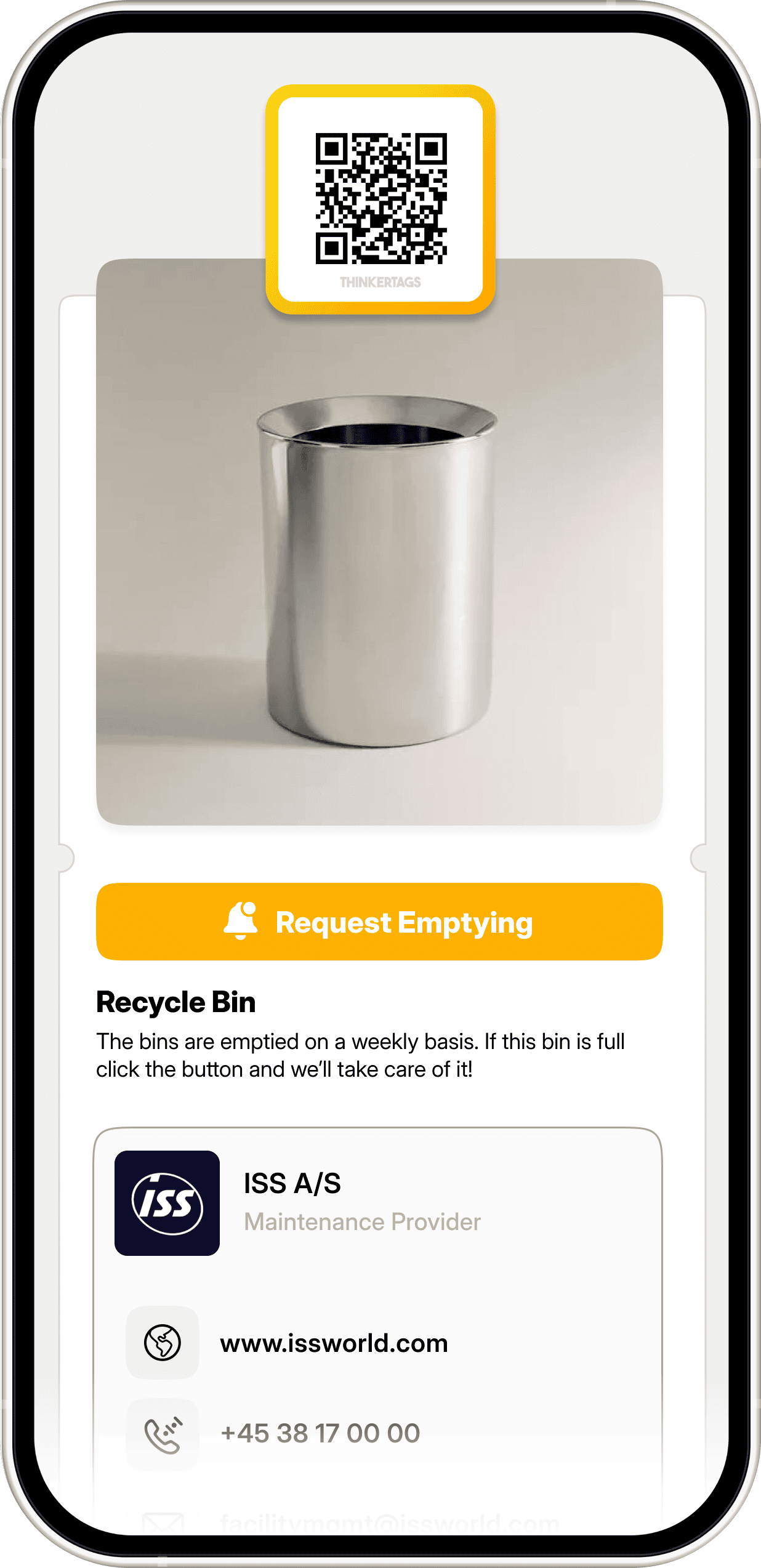 QR Code for anything you need. 4