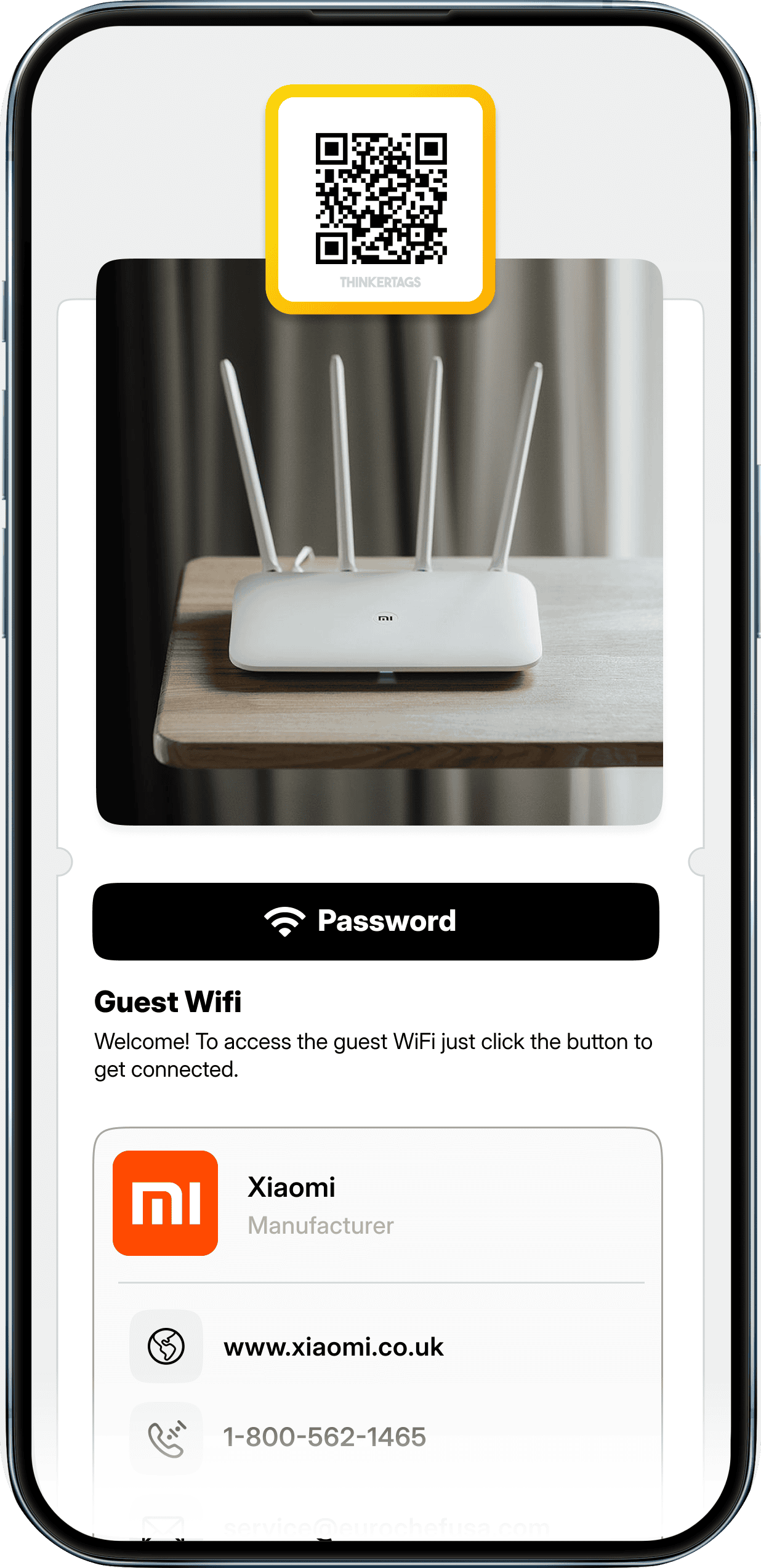QR Code for anything you need. 1